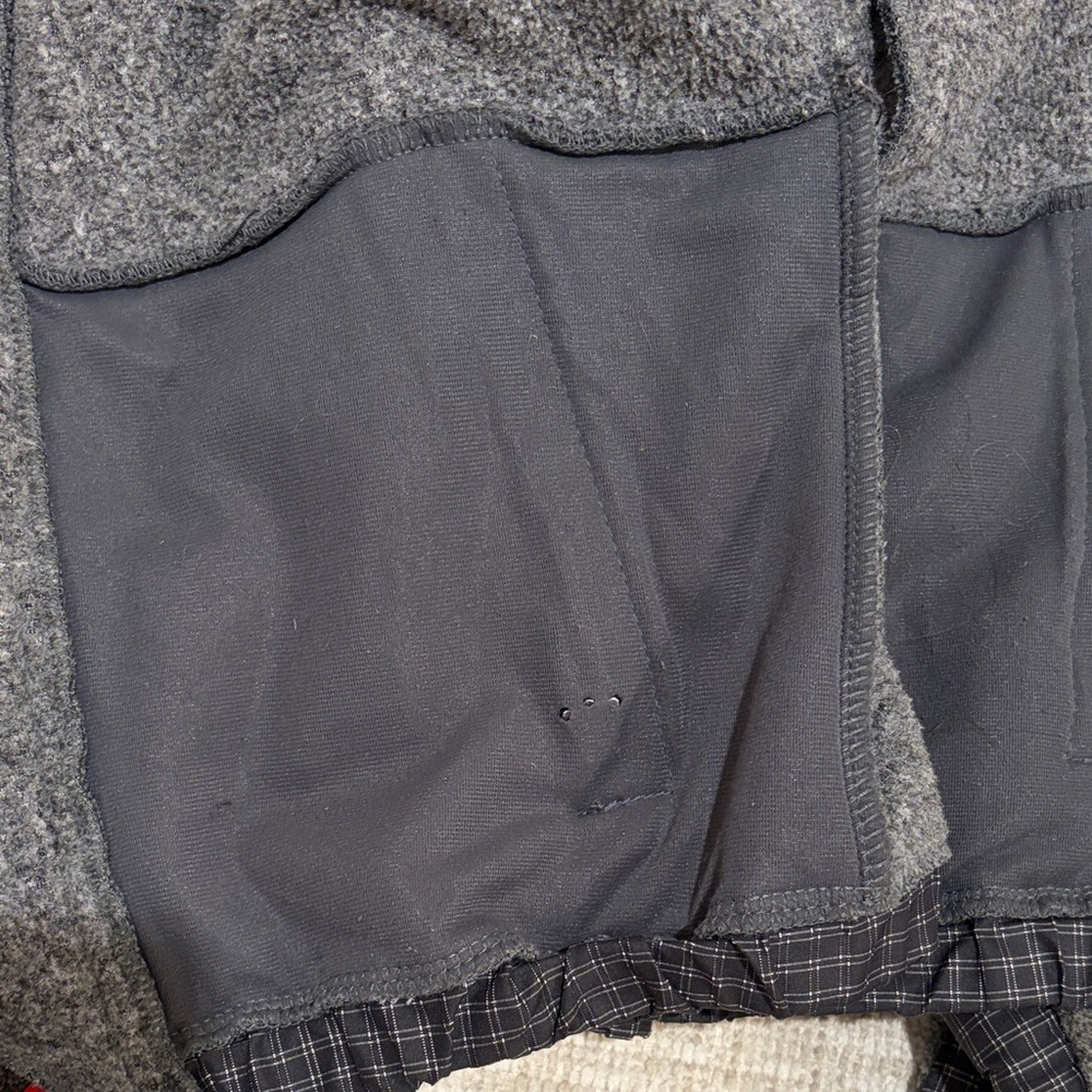 The North Face Kids Black and Gray Hoodie with Red Accents - Picture 6 of 7